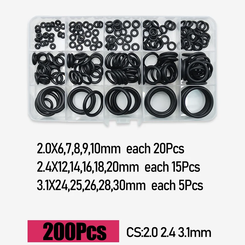 3230p O-Ring Nitrilkautschuk O-Ring NBR Dichtung Dichtung O-Ring CS 1/1,5/2,0/2,4/3,1/4,0 mm Auto Auto Fahrzeugreparatur Ölbeständiger O-Ring – Detail 17