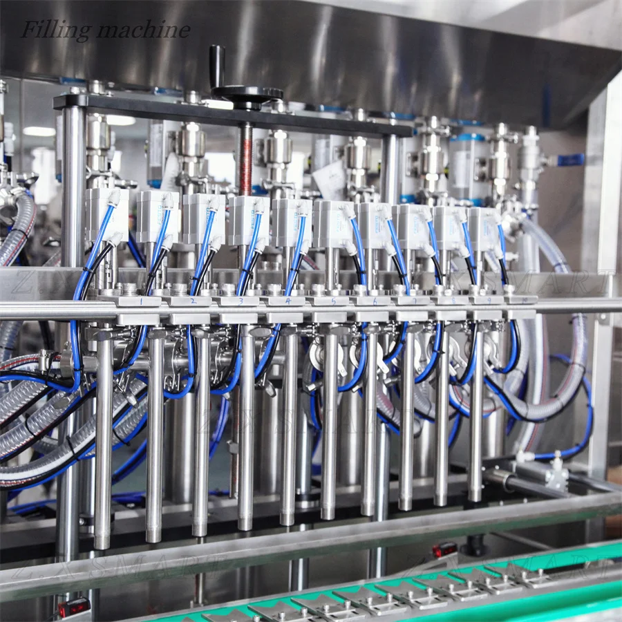 Packaging Equipment 0.1-5 Liter Plastic Bottles Detergent Dishwashing Liquid Filling Capping Labeling Machine