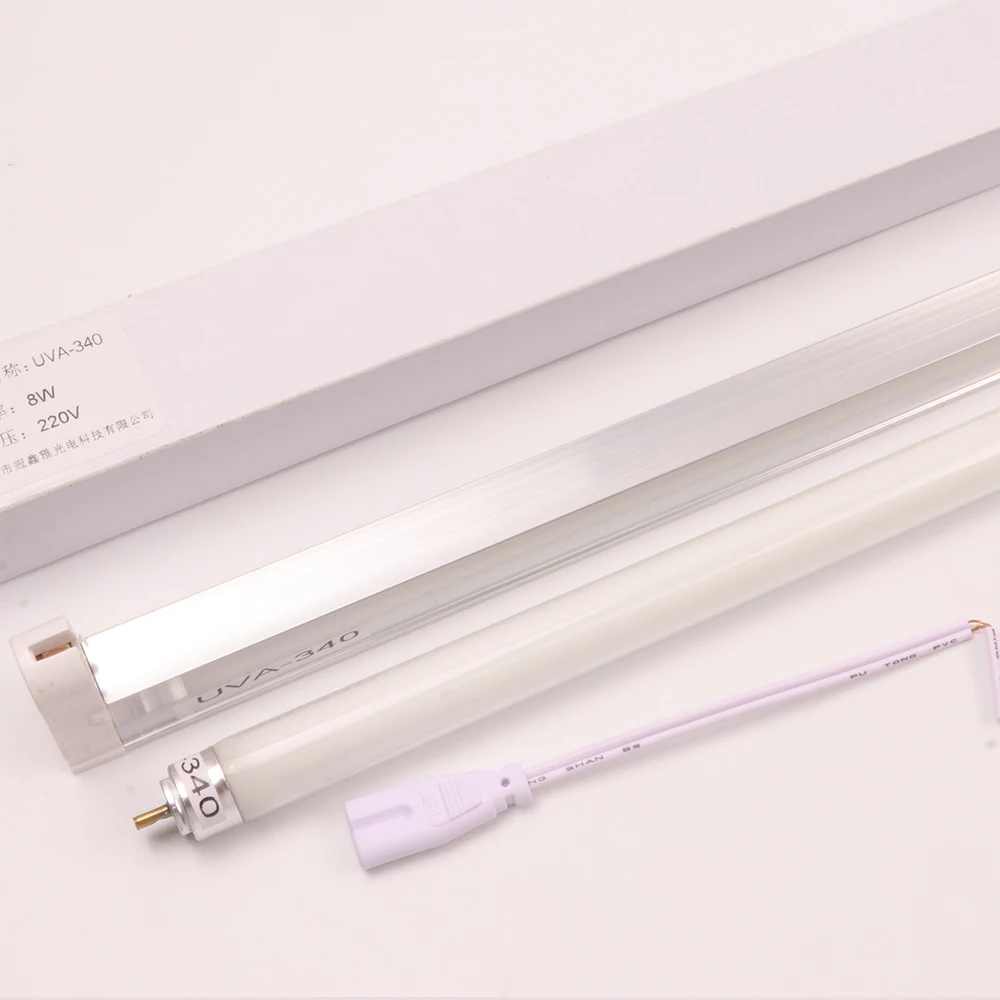 จําลองแสงแดด 8W T5 ฟลูออเรสเซนต์ Uva Uvb Lamp Uva 340 Uv Lamp