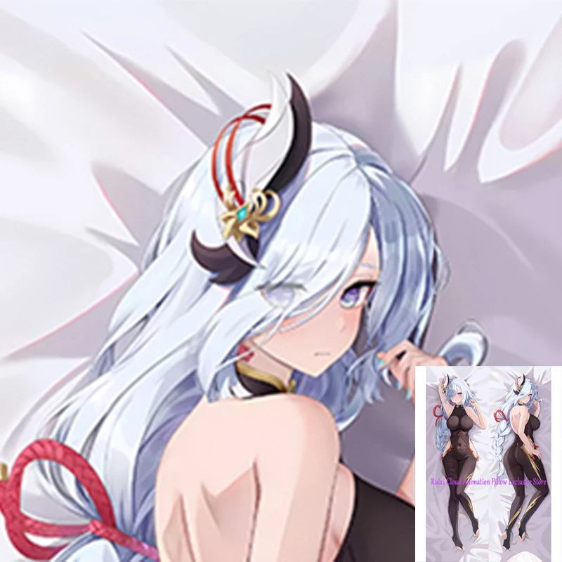 

Dakimakura Anime Shenhe Double-sided Print Life-size Body Game Pillow Cover Bedding Gifts