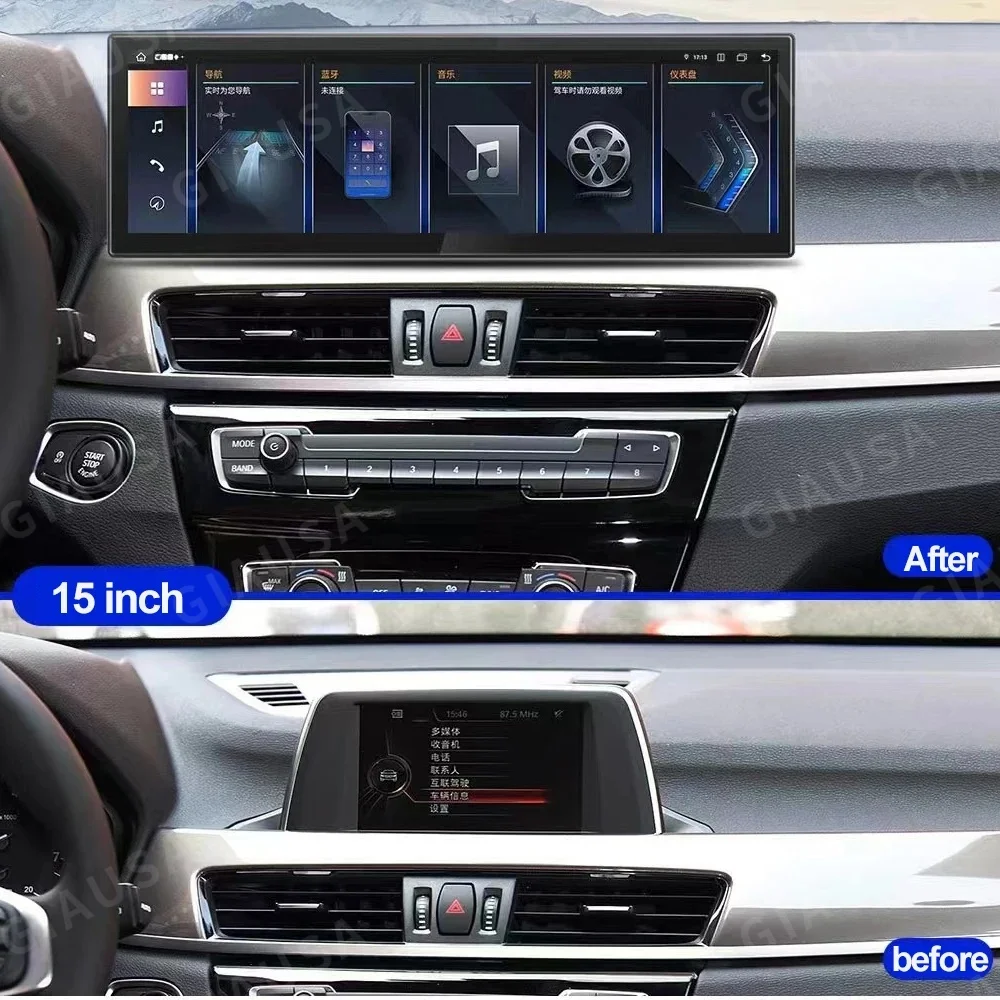 

14.9'' Car Radio For BMW X1 X2 F48 F49 2013 - 2020 CIC NBT System Wireless CarPlay Android Auto Car Multimedia Player Head Unit