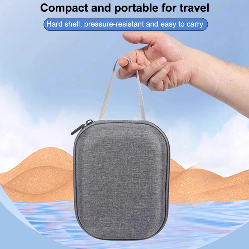 Hartschalenkoffer für Oberarm-Blutdruckmessgerät, tragbare Reise-Schutztasche, Hartschalenkoffer