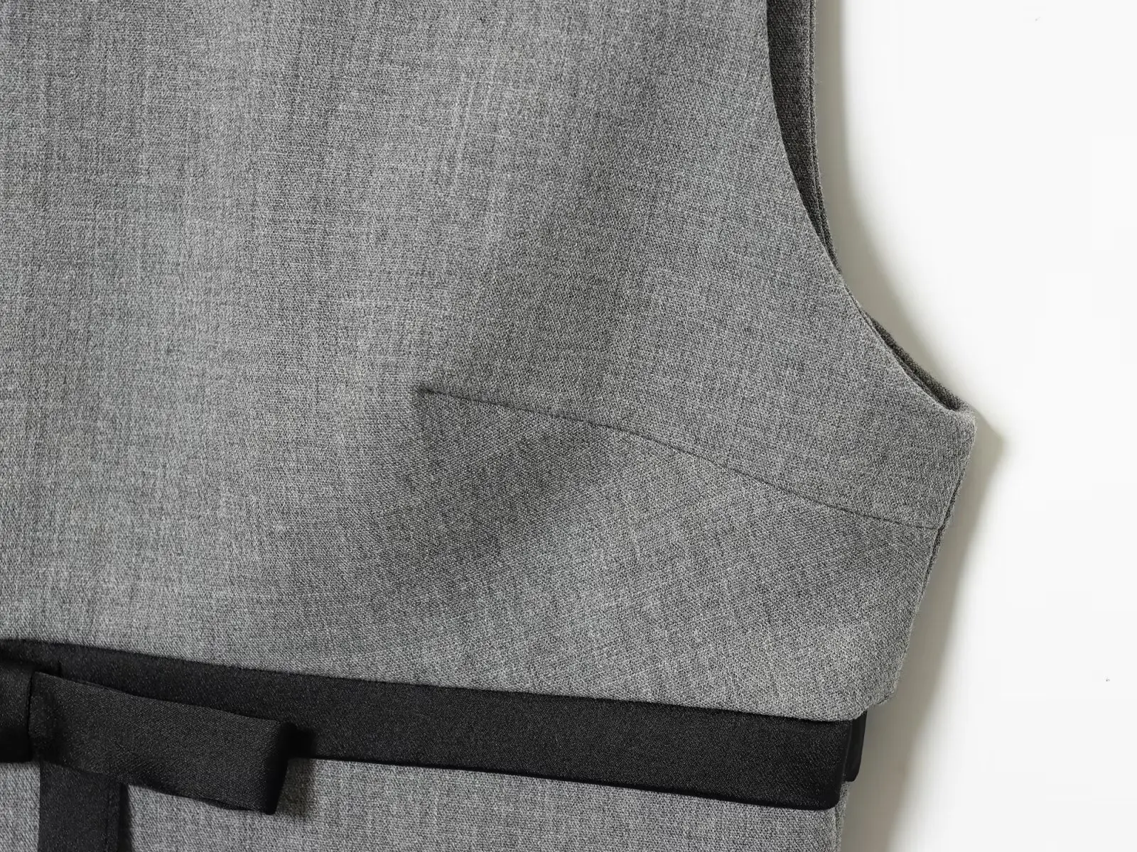 BSAY lady Butterfly knot satin texture mini dress 2025 fall new chic female back zip Round neck sleeveless vest dress mujer