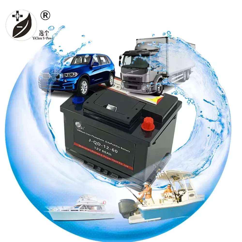 

Manufacturer sell 60Ah 12V lithium car starter battery auto battery engine start stop lifepo4 battery