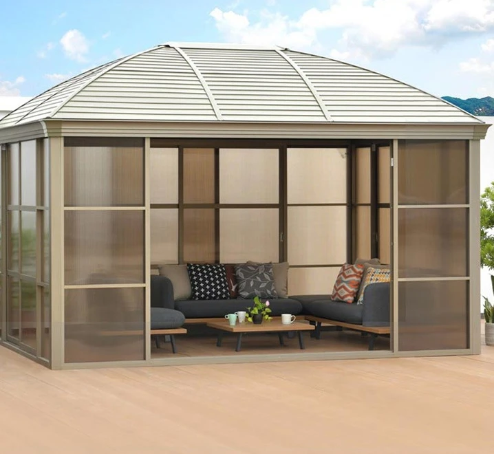 

Liangting Small House Outdoor Sunshine House Sunshade House Garden Assembly Tent Leisure Pavilion
