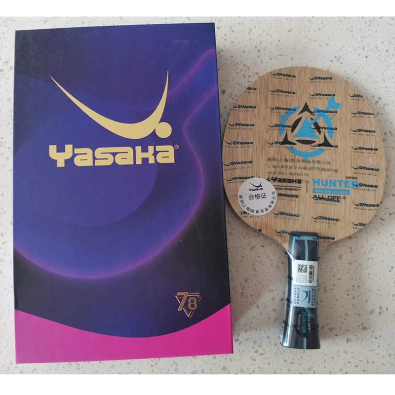 

Yasaka Hunter Provincial Table Tennis Blade 7 Ply Wood Racket Loop Offensive Spin Speed Ping Pong Bat Paddle