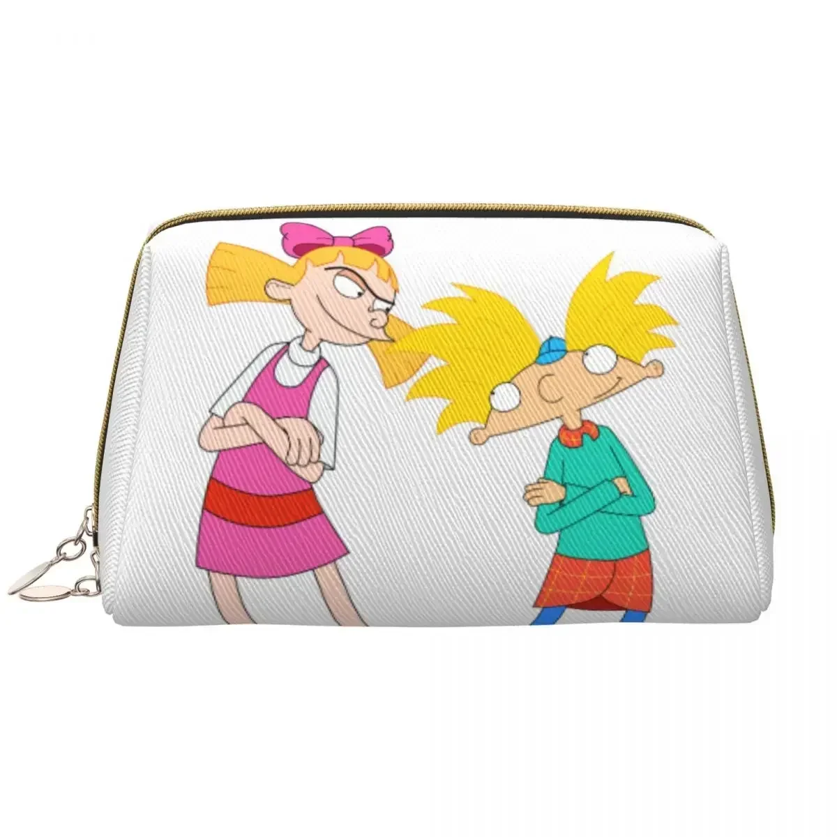 Travel Hey Arnold Animated Anime Helga Pataki Toiletry Bag Cute Makeup Cosmetic Organizer Women Beauty Storage Dopp Kit Box