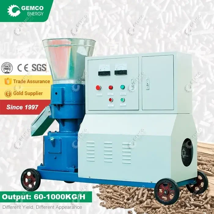 Quality Assurance Electric  PTO Small Mini Sawdust Straw Flat Die Wood Pellet Mill for Making Homemade Pellets