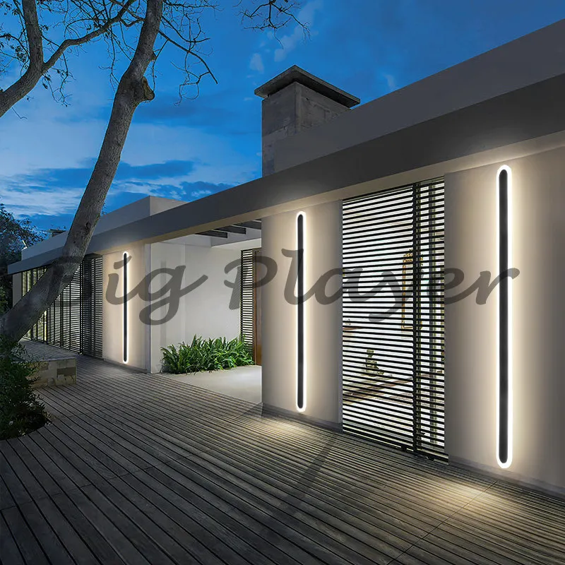 Outdoor wall lamp waterproof garden lamp exterior wall outdoor wall washer  gate 24V project hotel strip  lamp