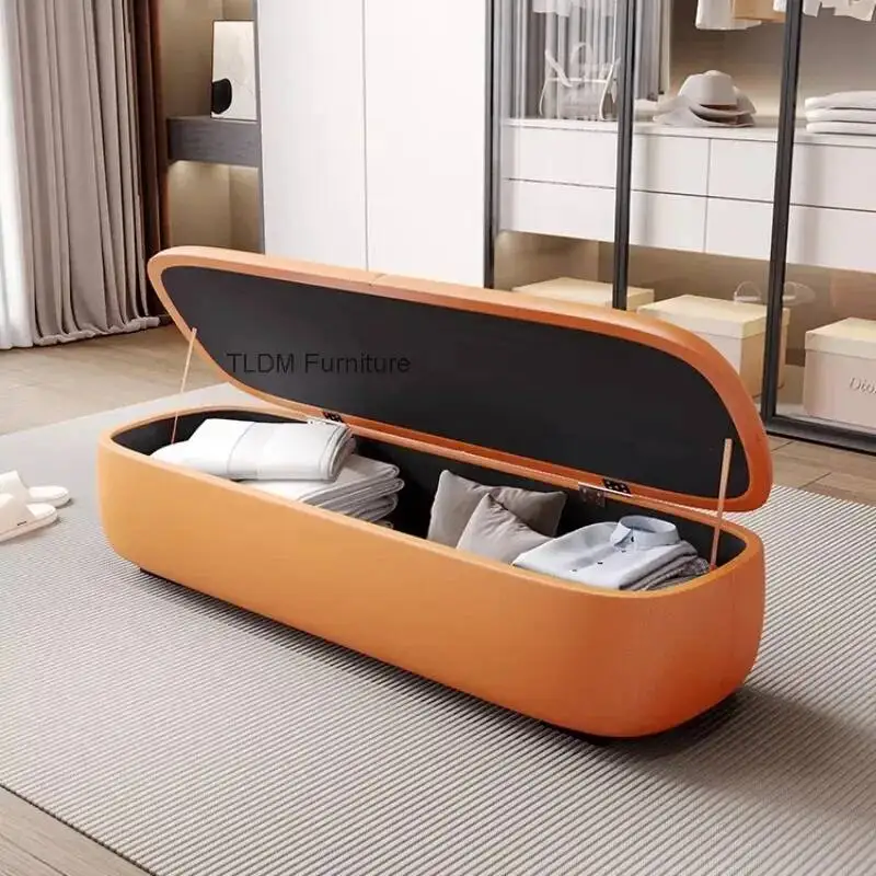 Storage Mobile Foot Stool Dressers Nordic Designer Children Minimalist Accent Foot Stool Relaxing Lazy Muebles Home Furniture
