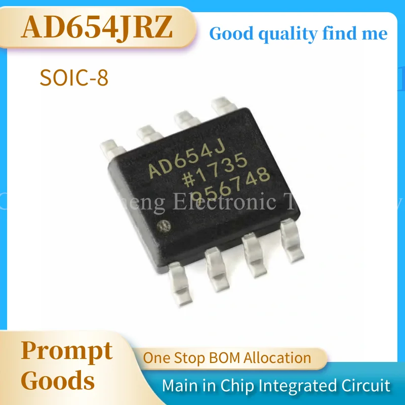 5pcs 100% new and original AD654 AD654JR AD654JRZ SOP8 Low Cost Monolithic Voltage-to-Frequenc Converterlarge stock