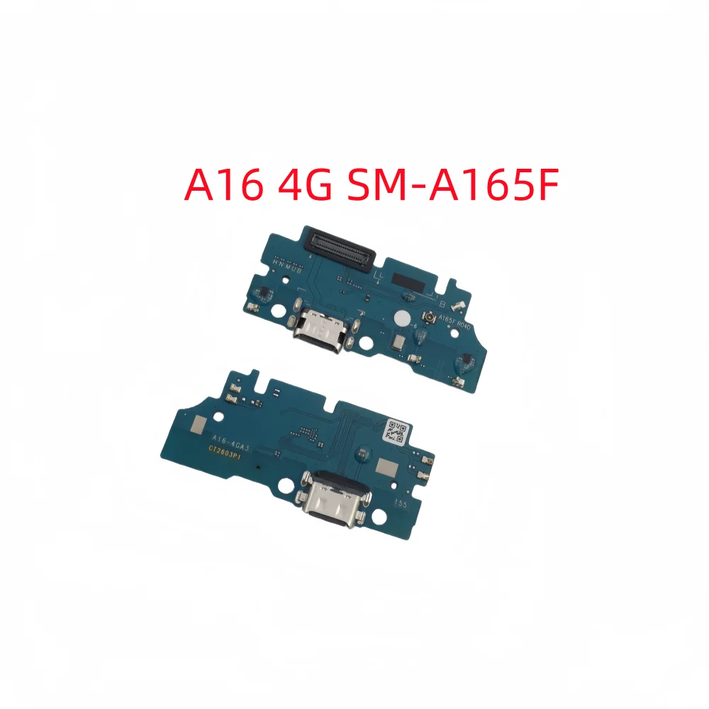1pcs USB Charging Port Charger Base Connector For Samsung Galaxy A16 4G SM-A165F A16 5G SM-A166B A16 5G SM-A166P Replace Part