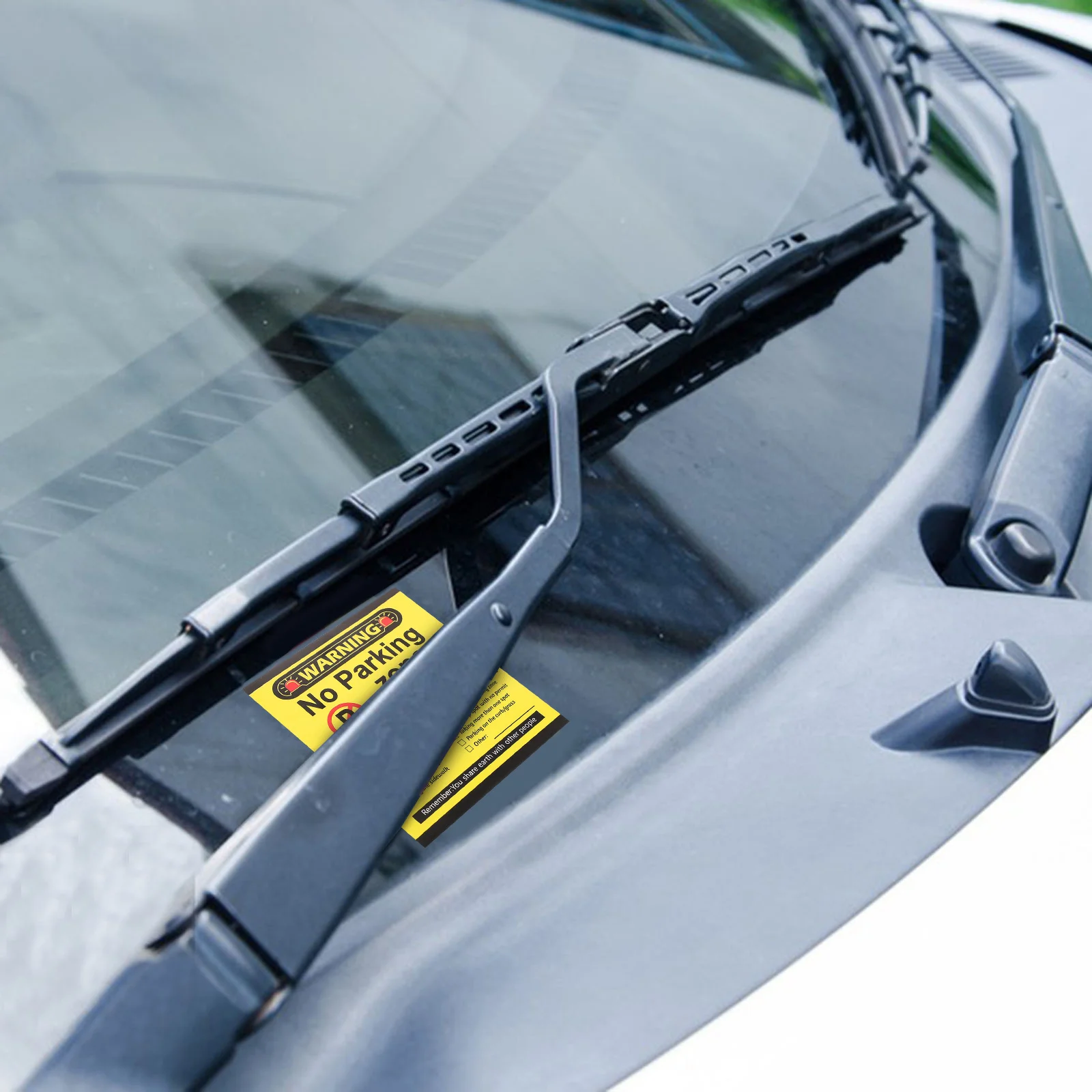 

100 Pcs Parking Card Violation Mini Warning Decoration Paper Bad Notice Cards Citation