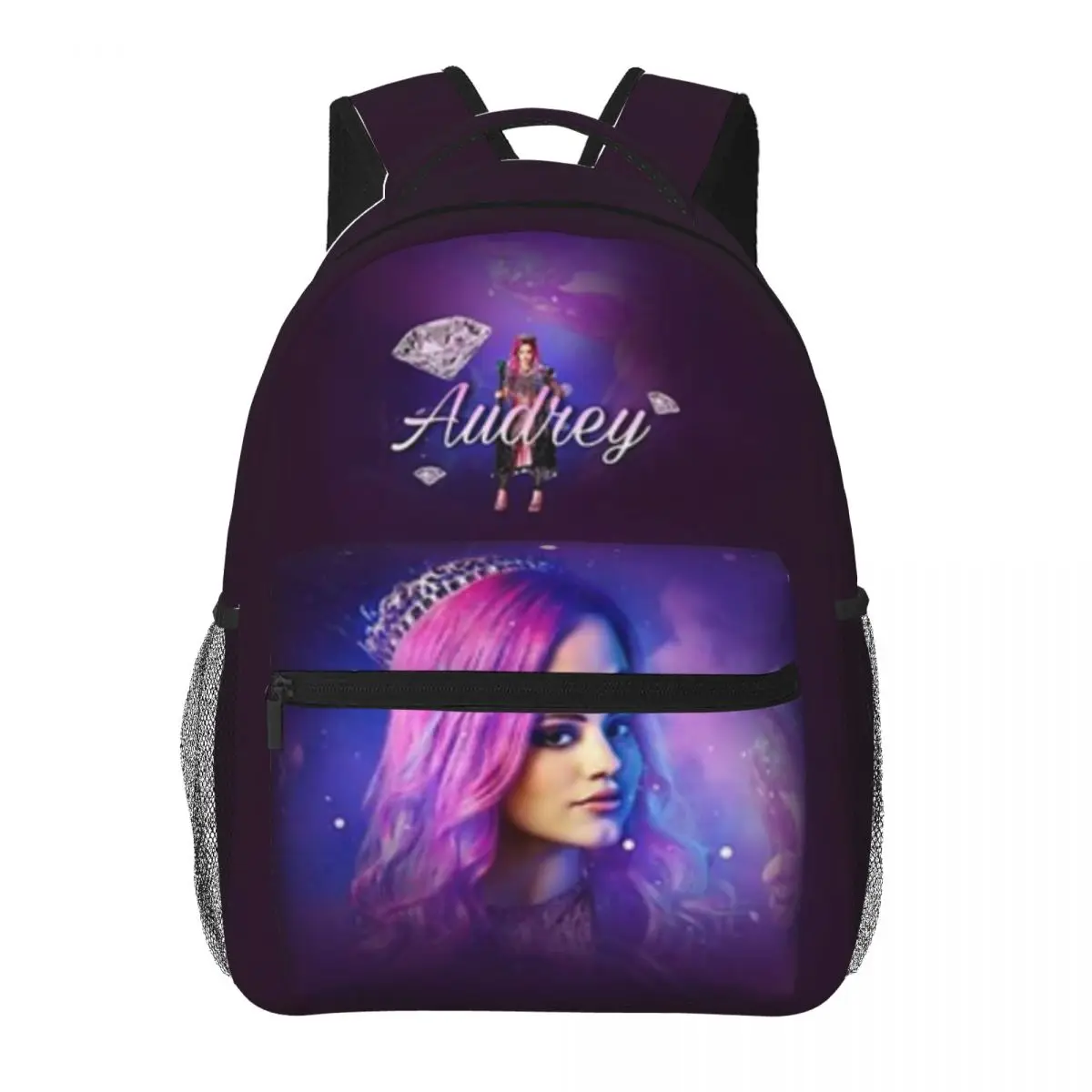 Audrey Descendentes 3 Mochila para Meninas e Meninos, Mochila Estudantil de Grande Capacidade Leve, Impermeável