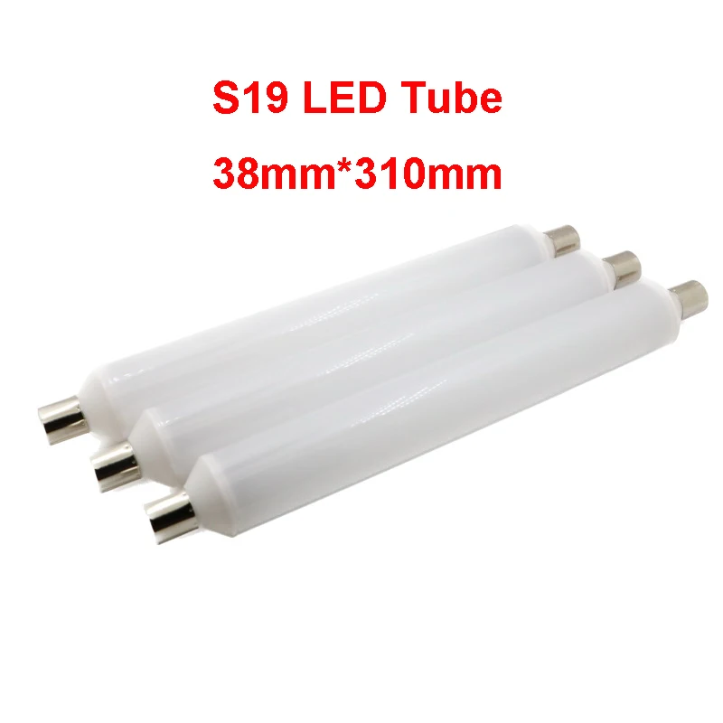 

10pcs AC110v 220V S19 LED Tube LED Bar Line Mirror Lamp 7w Kitchen Bathroom Cabinet 38mm*310mm 3000k 4000k 4500k 6000k 6500k