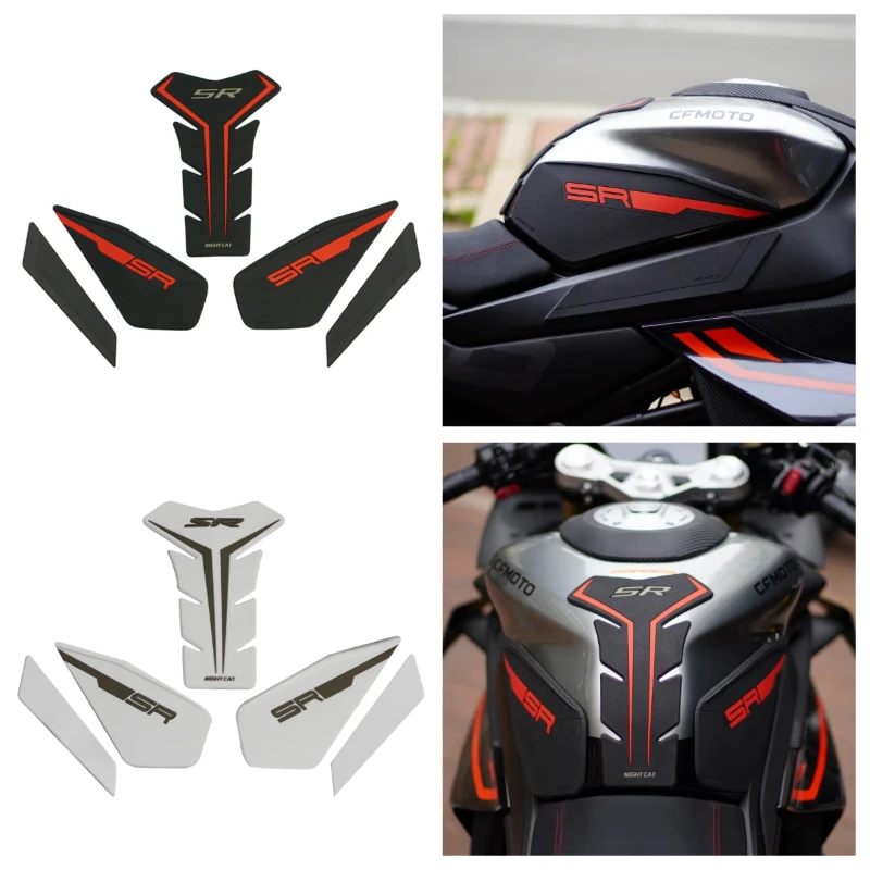 Motorcycle Tank Pad,Motorcycle Fuel Tank Protector,Gas Tank Decals Compatible With CFMOTO 450SR CF MOTO SR450 450 SR