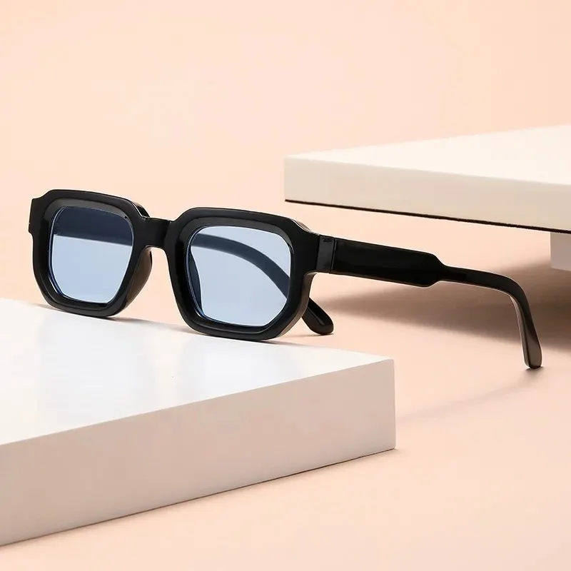 New Summer Rectangle Sunglasses Women Men Fashion Brand Designer Casual Sun Glasses Female Male Plastic Outdoor Eyewear