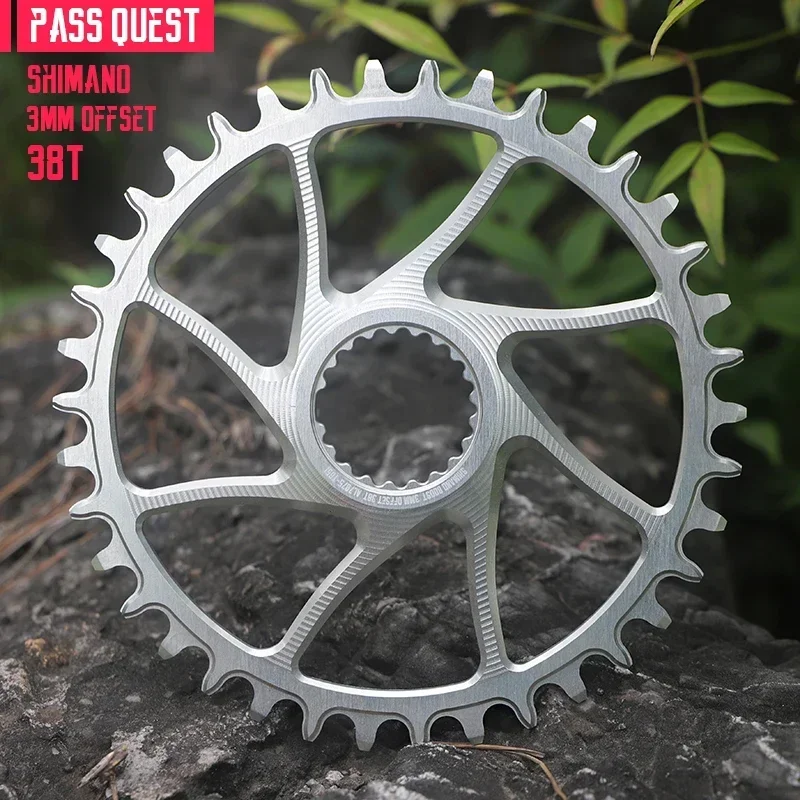 パスQUEST-MTBナローワイド自転車チェーンホイール、バイクチェーン