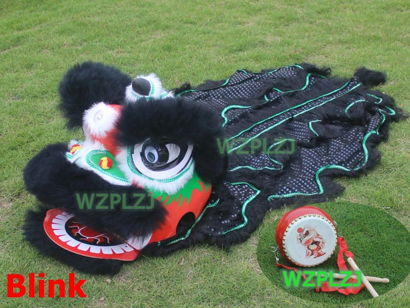 2-5 Age 12 inch Lion Dance Costume Drum Kid Children WZPLZJ Party Performance Sport Outdoor Christmas Spring Stage Mascot China