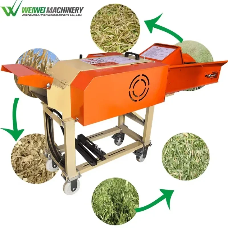 Hot Sell Grass Fodder Cutting Chaff Cutter Forage Machines for Animals