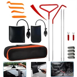 Car Tool Car Window Door Key Anti Lost Kit Inflatable Air Pump Air Wedge Non Marring Wedge with Long Reach Grabber for Car Truck