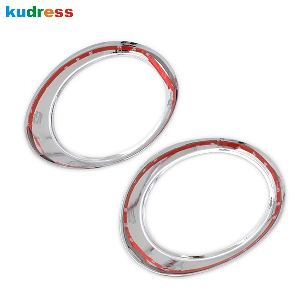 For Subaru Forester 2009 2010 2011 2012 ABS Chrome Car Front Fog Light Cover Trim Head Foglight Lamp Trims Exterior Accessories