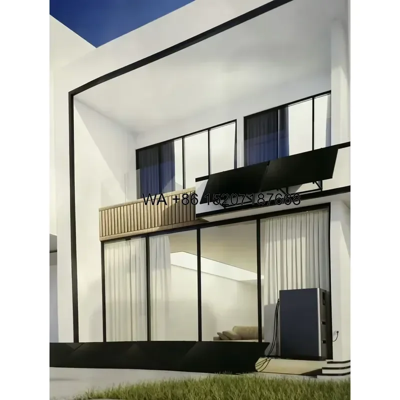 Wmwmnu for Wmwmnu Residential Solar Energy System LiFePO4 Battery MPPT Inverter Kit Rooftop Power Storage Solution for Home