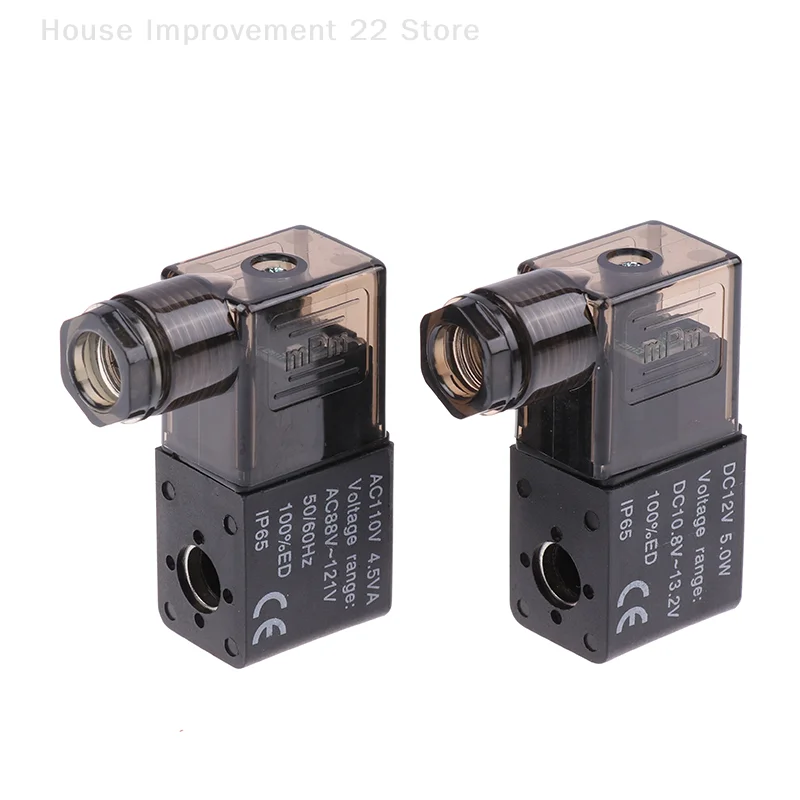 Bobina di elettrovalvole DC12V DC24V AC110V AC220V con LED per elettrovalvola 3V110 4V110