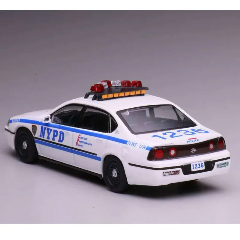 596 1/64 Chevrolet Impala - Der Prototyp des amerikanischen Polizeiautos der NYPD aus Legierungsdruckgussmetall, Spielzeug für Kinder und Jungen – Detail 16
