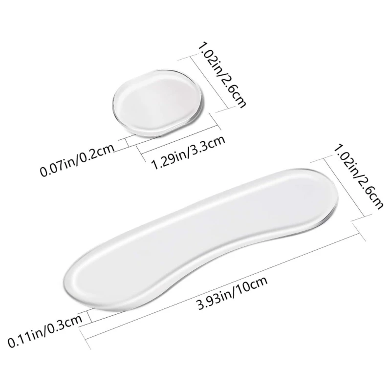 Clear Silicone Drum Dampener Gels Drum Silencers Pads Sound Dampening Pads Tone Control for Drum Head Cymbal