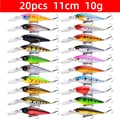 20 piezas de 11 cm y 10 g