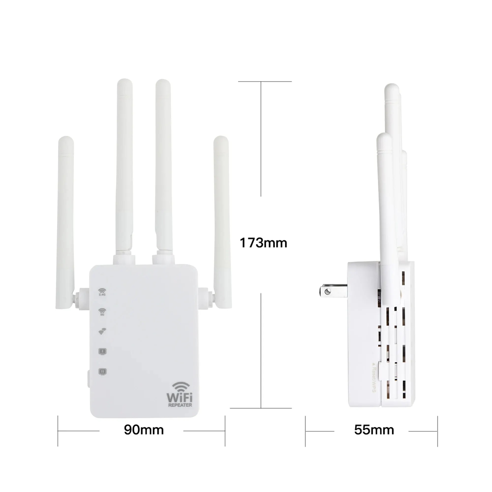 FENVI 5Ghz WIFI Booster Repeater 1200Mbps Wireless WiFi Extender 2.4G/5GHz Network Amplifier Router Long Range Signal Repetidor