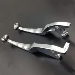 Motrocycle Skull Brake Clutch Levers For Suzuki Boulevard S50 S83 C90 Intruder 800 1400 1500