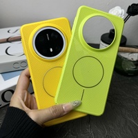 Slim Heat Dissipation Mesh For MagSafe Magnetic Case For Huawei Pura70 Ultra Mate 70 60 Pro Breathable Cooling Grid Candy Cover