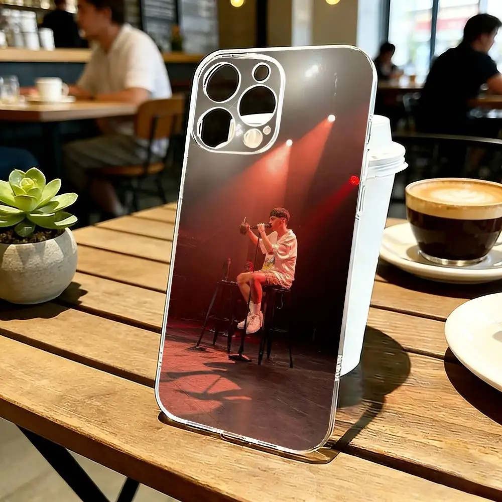 

M-Milo J 111 Rapper Singer Phone Case For iPhone 17 16 15 14 13 12 11 Mini Pro Max Plus Transparent Cover