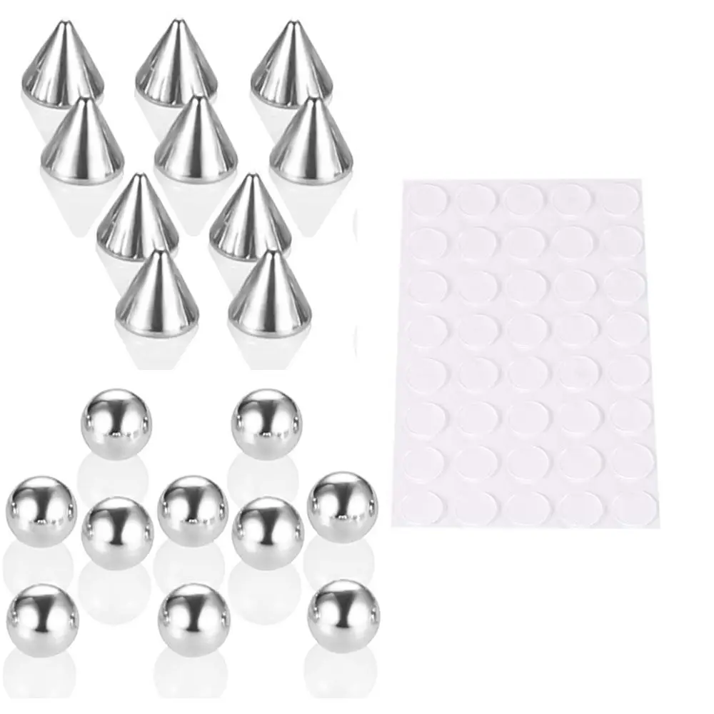 Boucles d'oreilles en acier inoxydable, Cool, sans perçage, avec autocollant, anneau de nez, sans Piercing, bijoux, ensemble de clous à sourcils, faux clous à lèvres