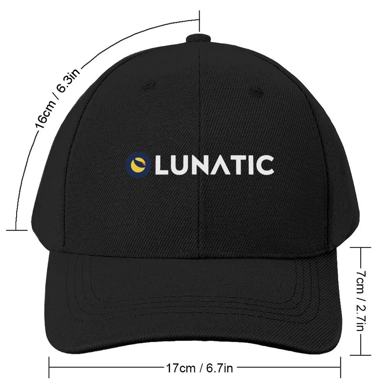 LUNAtic limited edition | Terra Luna crypto Baseball Cap Hat Baseball Cap Beach Outing Designer Hat For Women Men's