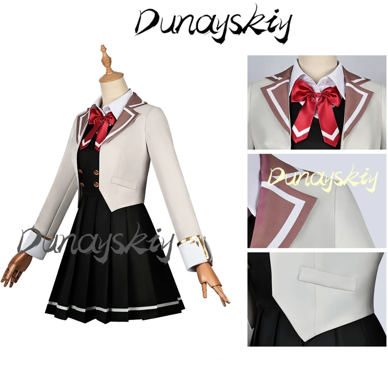 يوكي سوو تأثيري حلي شعر مستعار أنيمي عليا أحيانًا إخفاء مشاعرها في زي مدرسي روسي دعوى للنساء فتاة مخصصة