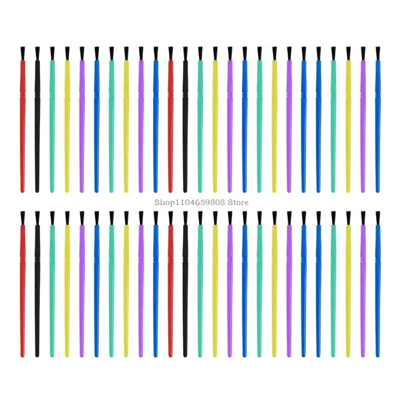 50 PCS Pequenos pincéis
