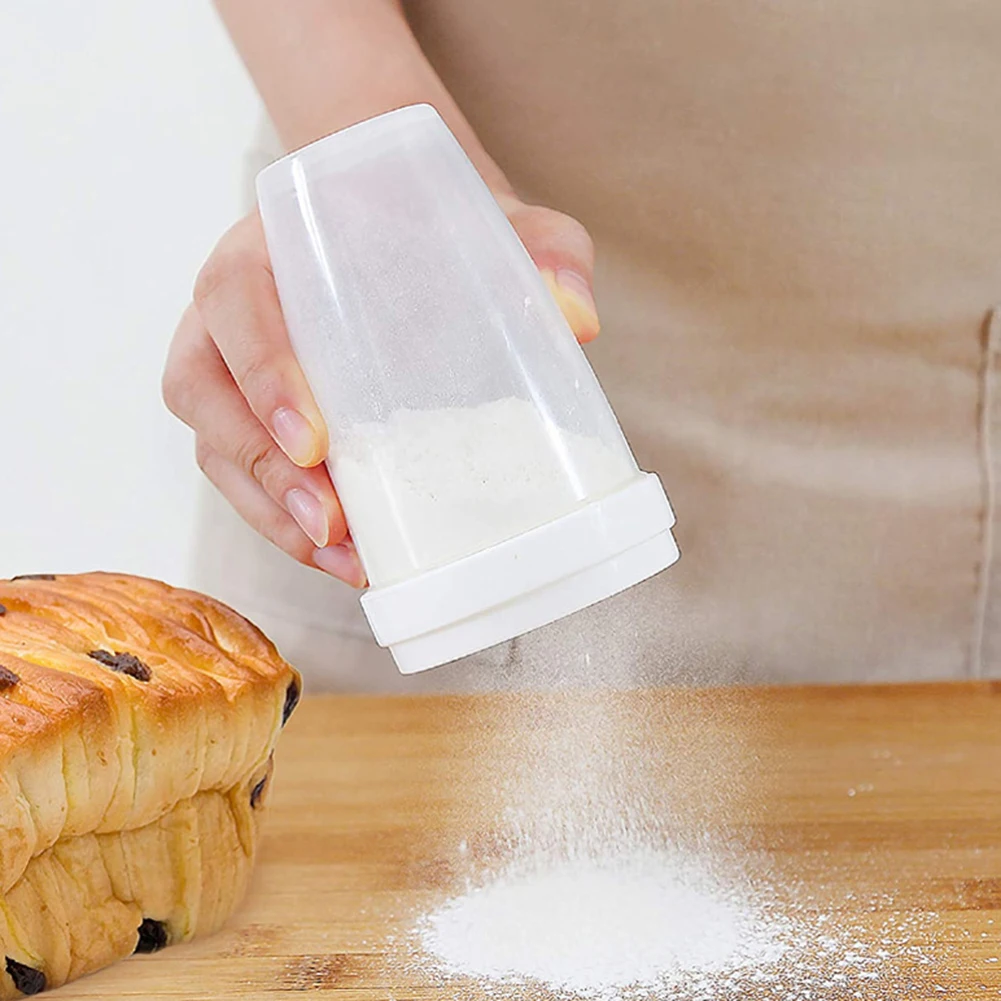 

Прозрачный порошковый шейкер в виде сахара, влагостойкий пылезащитный сито, шейкер для изготовления латте Art