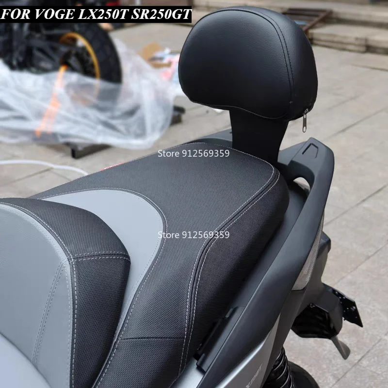 FOR VOGE LX250T SR250GT Non destructive installation of rear backrest motorcycle rear cushion for specialized vehicles