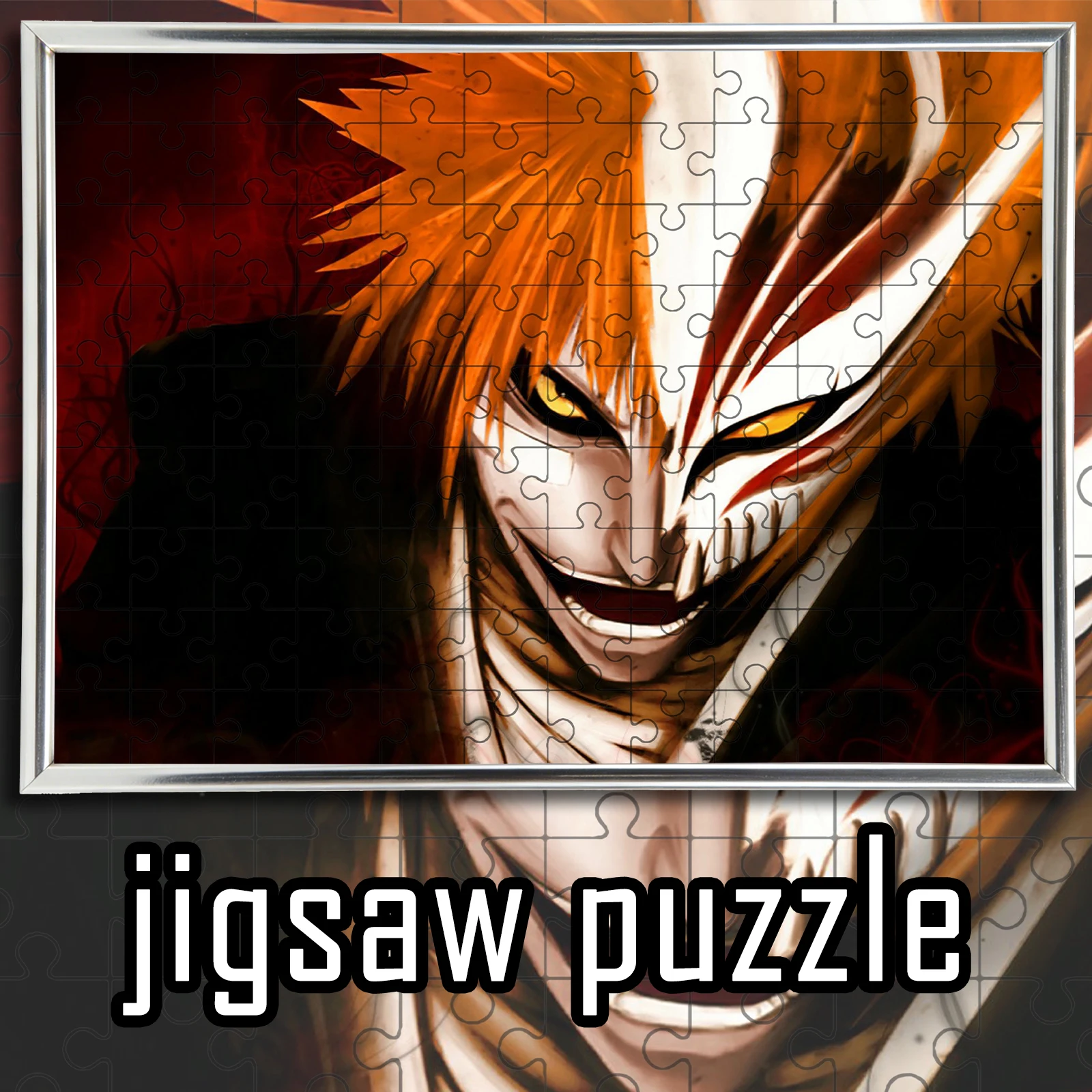 

Деревянный пазл-головоломка с тематикой BLEACH Ichigo Kurosaki, 108/200/300/500/1000 элементов, для дома, подарок