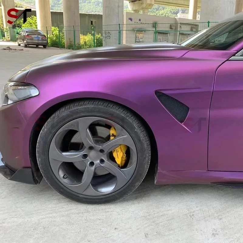 مناسبة لساق ألفا روميو جوليا درابزين تعديل أربع أوراق البرسيم درابزين الراتنج محاط