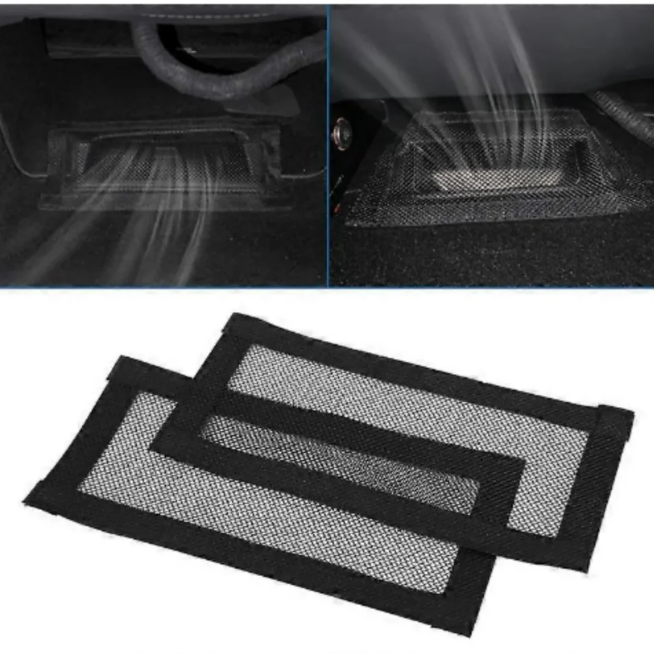 Air Outlet Cover For Tesla Model 3 Y Under Seat Anti-Blocking Dust Protective Net Car Styling Interior Modification Accessories