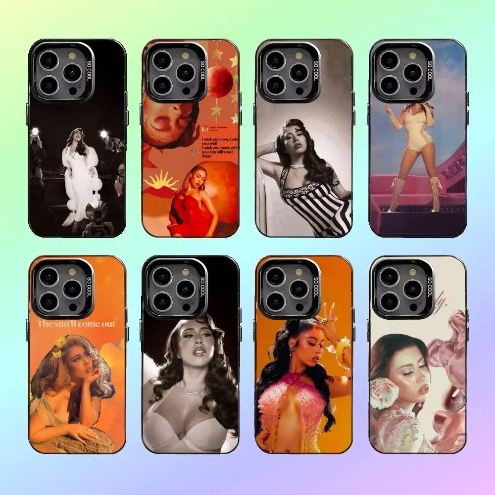 

Kali Uchis Sincerely Phone Case For iPhone17,16,15,14,13,12,11 Colorful Silver Phone case Funda Cover