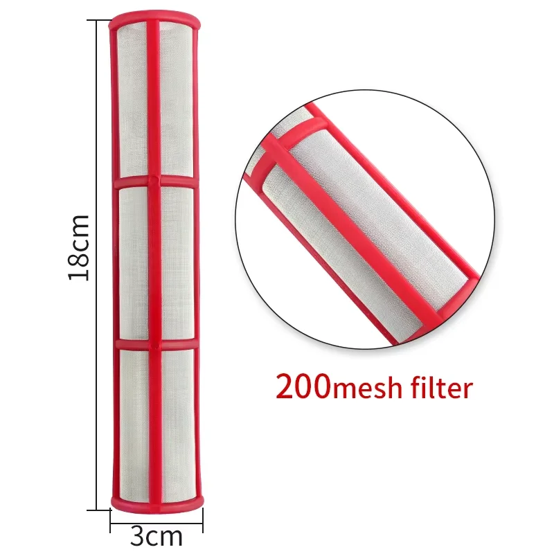 3 Pcs Long Vertical Easy Out Manifold Filters for G r a c  Airless Paint Sprayer G max II 30 60 100 200 Mesh