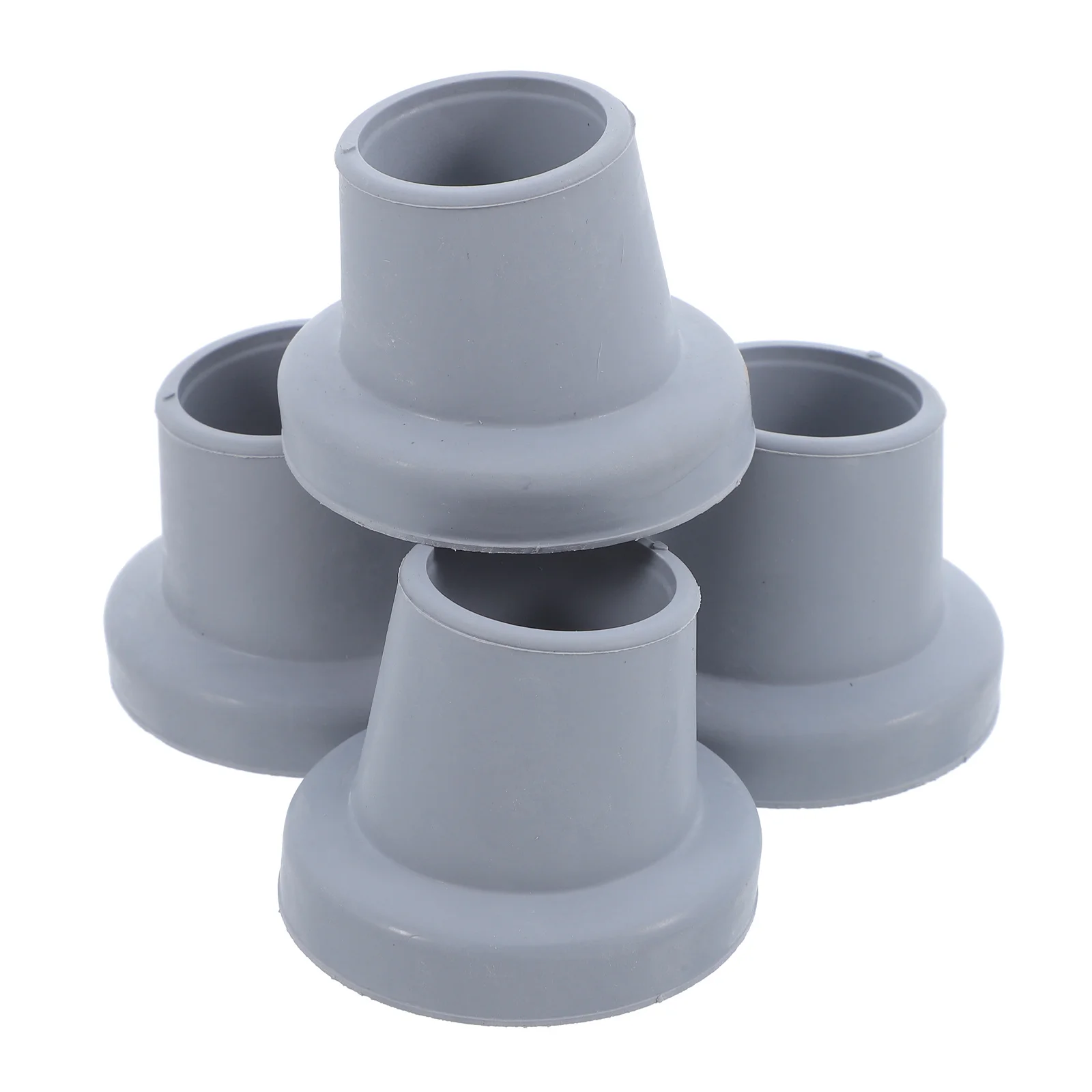 4Pcs Non-Slip Rubber Feet Pads for Bath Chair Shower Stool Replacement Legs 28.5mm Hole Diameter Support Caps Foot Stool Covers