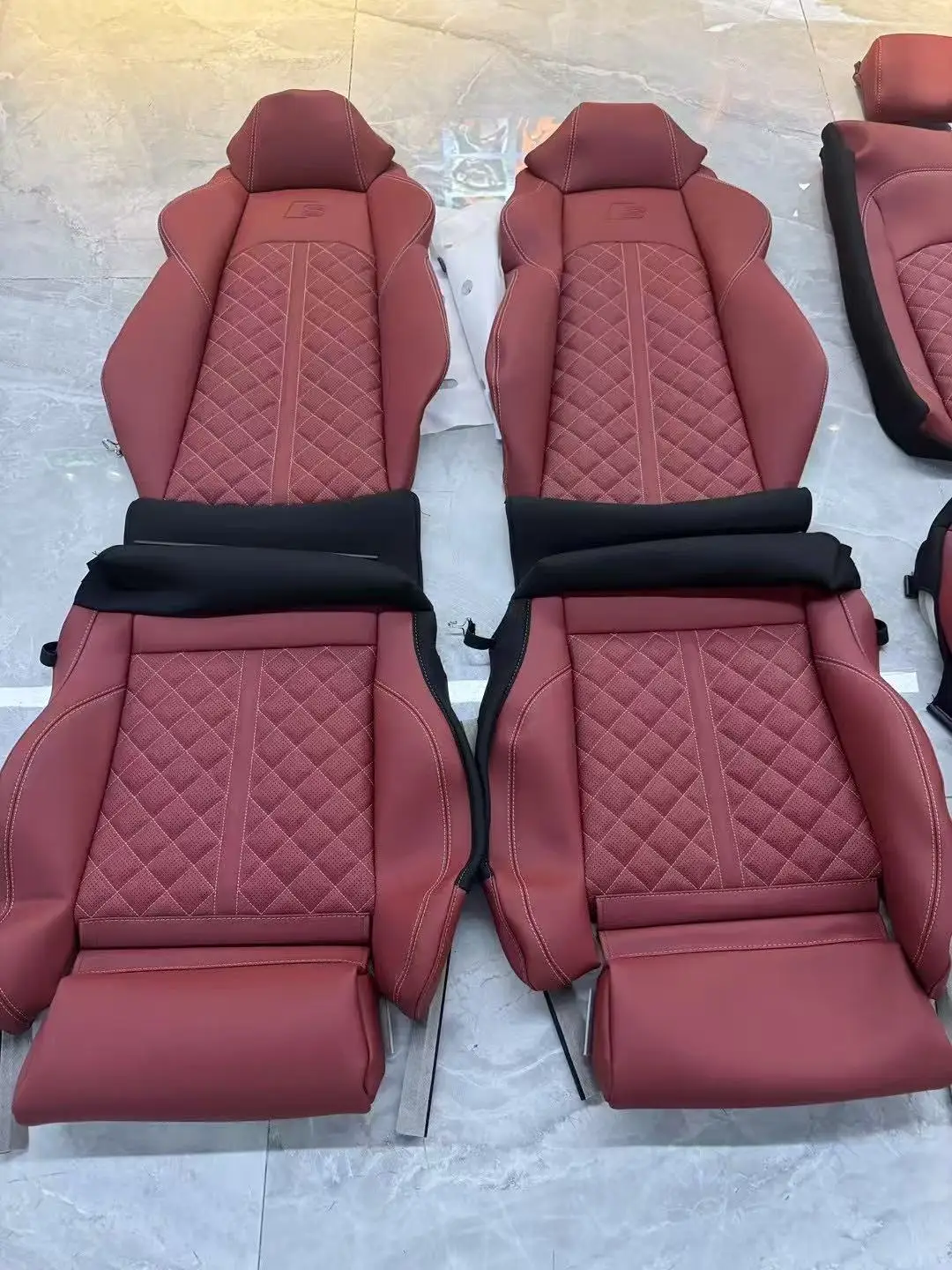

YLC Factory Wholesale High-end Quality Upgrade Seat Kit for Rs4 Rs3 and Rs5 Seat Replacement with Black Nappa Leather