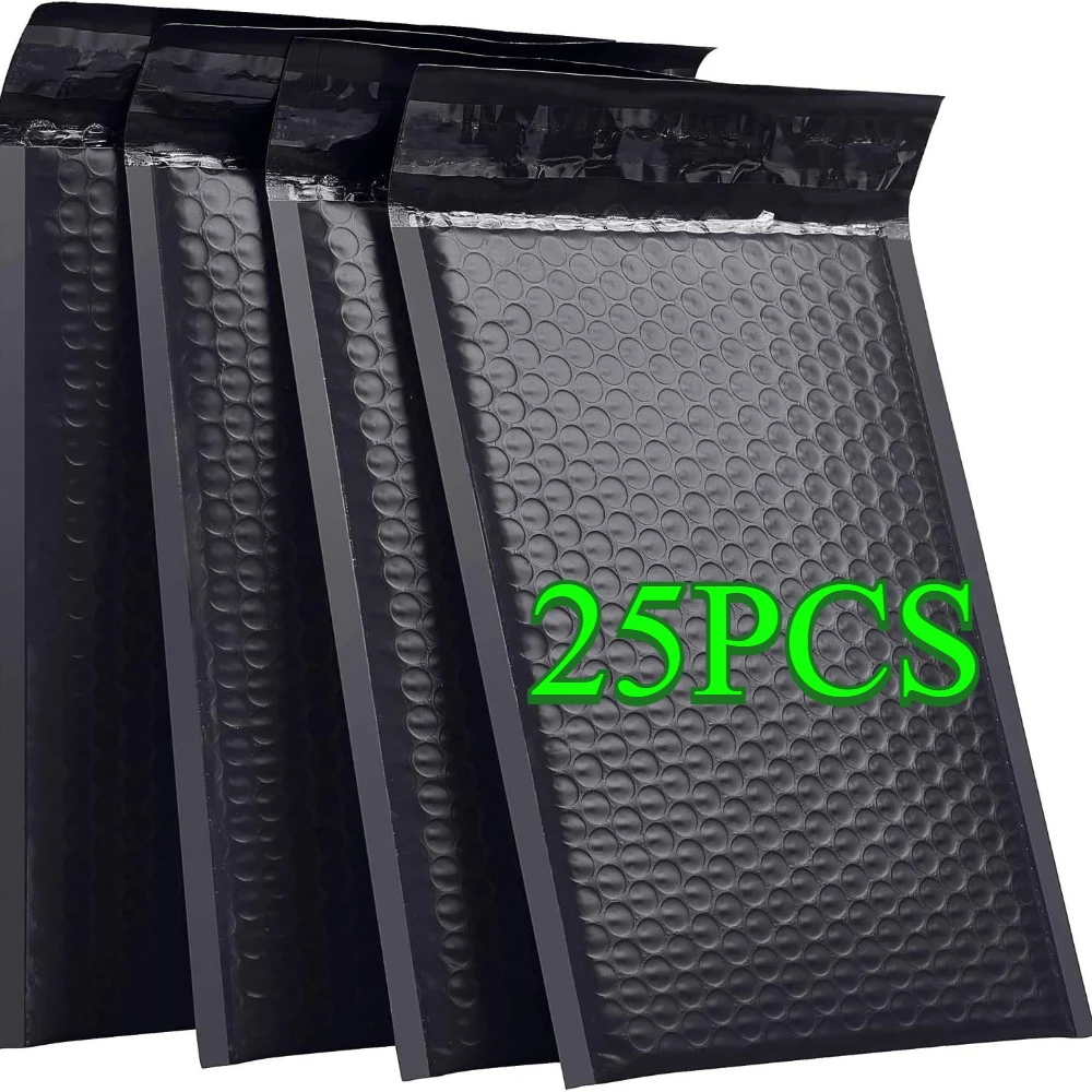 25PCS Bubble Mailer Envelope Mailing Shipping Packaging Small Business Supplies Self Seal Bubble Waterproof Express Envelope