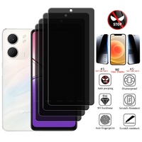 1/2/3/4Pcs For OPPO A5X Glass OPPO A5X Tempered Glass Phone Protective HD 9H Privacy Anti-Spy Glue For Screen Protector OPPO A5X